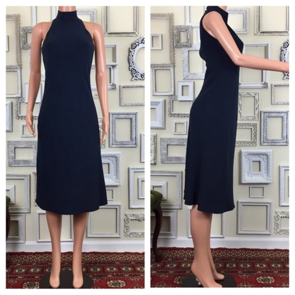 LRL high neck sleeveless evening dress